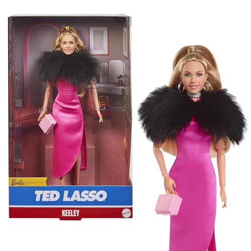 Keeley Doll with Pink Dress and Faux Fur Shawl B159