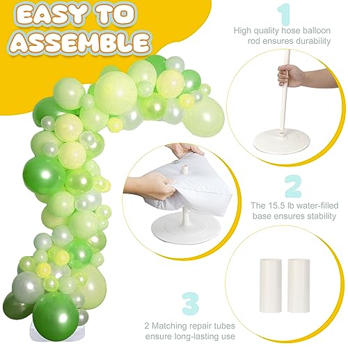 Gold Balloon Arch Kit 9.35FT & 6FT with Base G91281