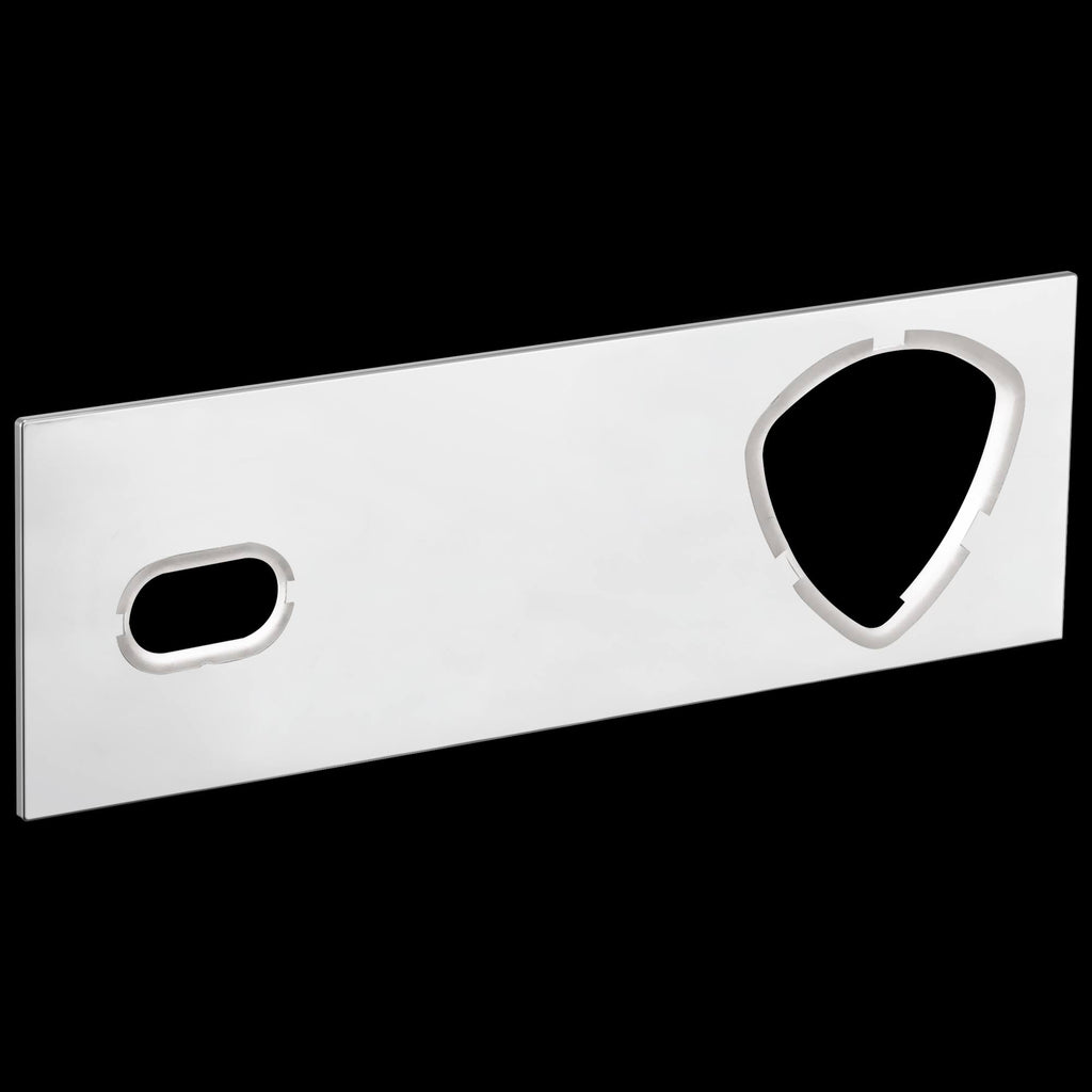 Champagne Bronze Single Handle Wall Mount Escutcheon Assembly D111014