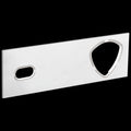 Champagne Bronze Single Handle Wall Mount Escutcheon Assembly D111014