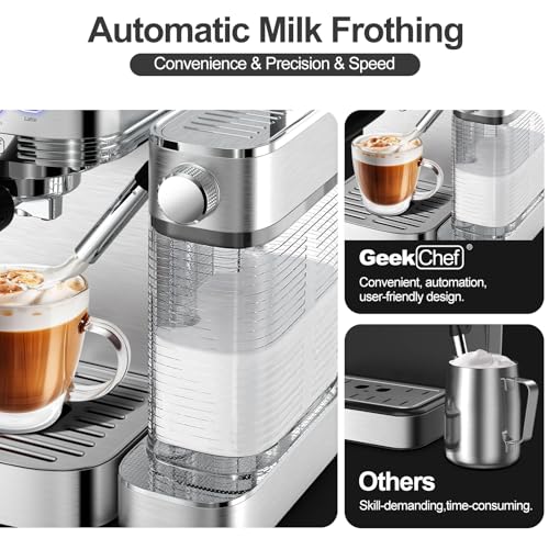 Espresso and Cappuccino Machine with Automatic Milk Frother S773955