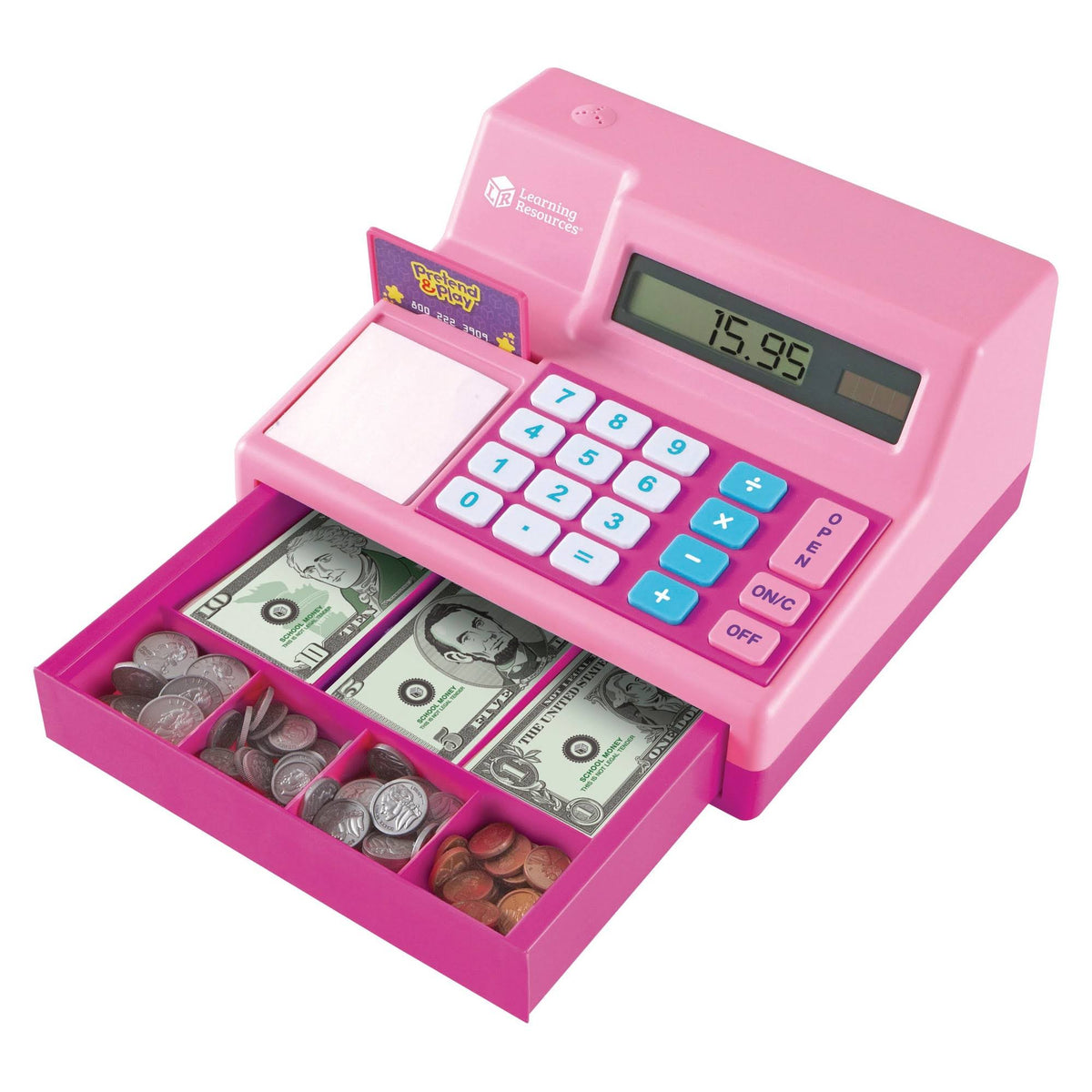Pink Calculator Cash Register Y718169