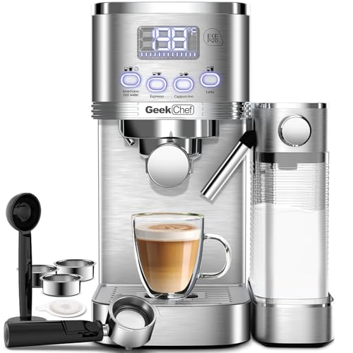 Espresso and Cappuccino Machine with Automatic Milk Frother S773955