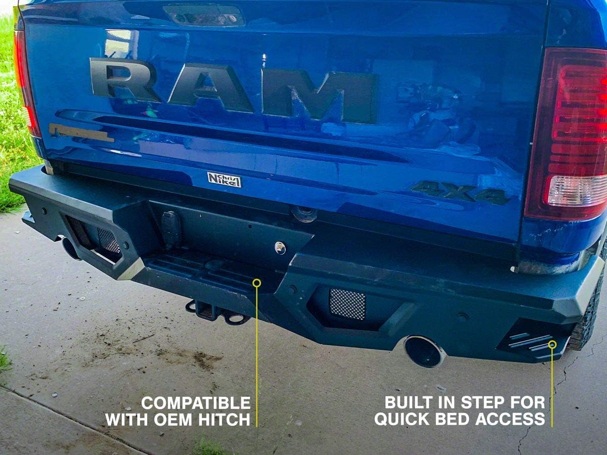 Textured Black Rear Bumper O308