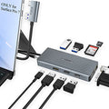 11 in 2 USB C Docking Station for Surface Pro 7, Grey H9431