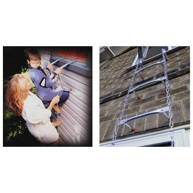 15 ft. Portable Fire Escape Ladder Z695