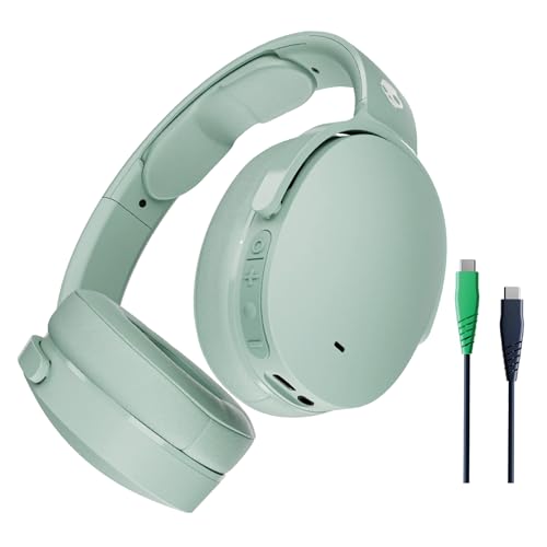 True Black Over-Ear Noise Cancelling Wireless Headphones U8325