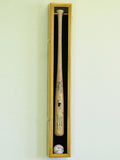 1 Baseball Bat Display Case Rack Cabinet Holder with UV Protection Lockable Oak N427979