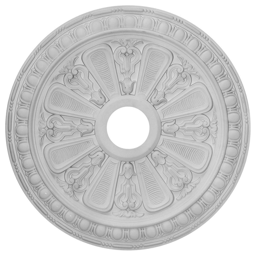 Hand-Painted Black Pearl Ceiling Medallion U36147