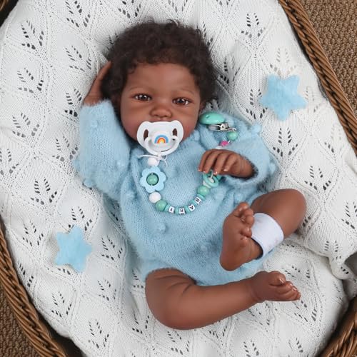 20 Inch Lifelike Reborn Baby Doll with Weighted Soft Body W60637