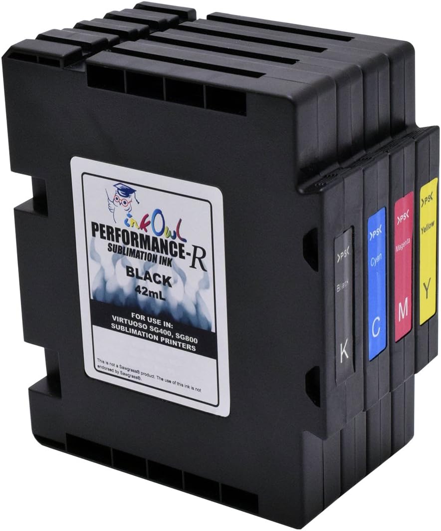 DYE Sublimation Ink Cartridges 4-Pack D6367