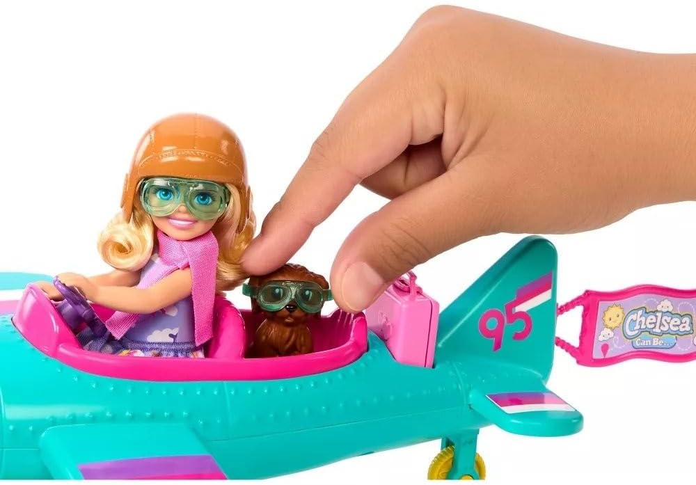 2-Seater Aircraft Playset with 7 Accessories V206485