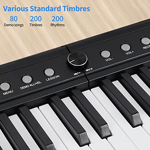 88 Key Semi Weighted Digital Piano with Bluetooth MIDI M9530