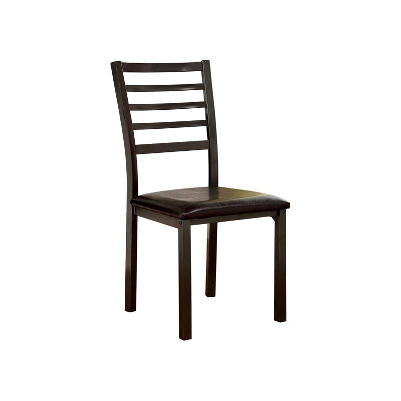 7 Piece Dining Set in Black Q7227