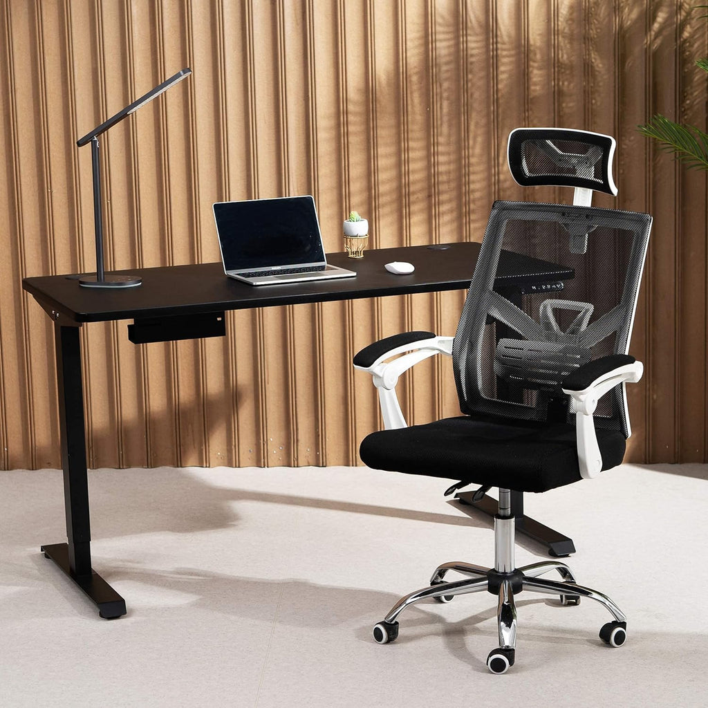 Black Ergonomic Mesh Office Chair with Lumbar Support M25982