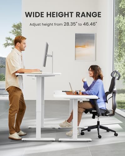 48 x 24 Inches Height Adjustable Electric Standing Desk with Memory S326615