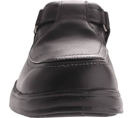 Black Leather Men's Shoes H11766