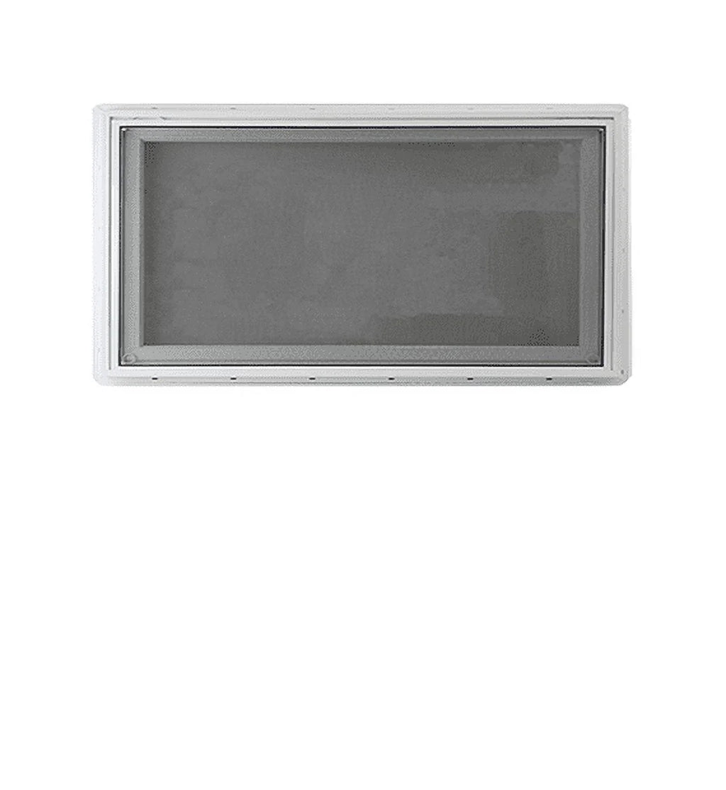 36" x 12" White Vinyl Casement Window with Tempered Low-E Glass P345