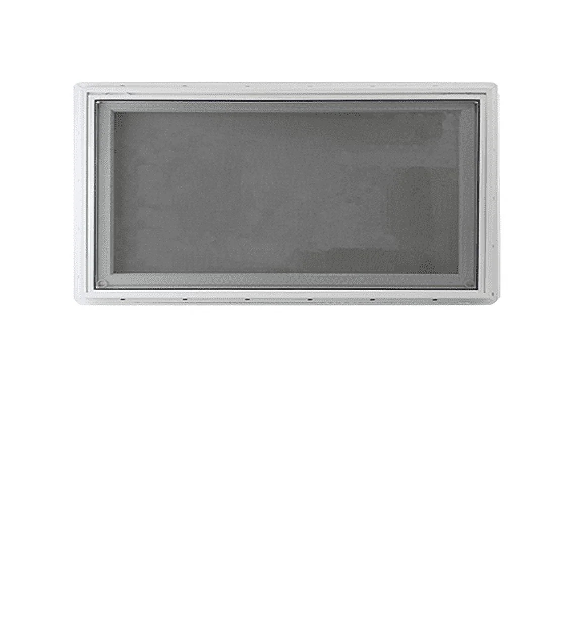 36" x 12" White Vinyl Casement Window with Tempered Low-E Glass P345