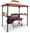 8'x5' Grill Gazebo BBQ Patio Shelter Canopy Y461225