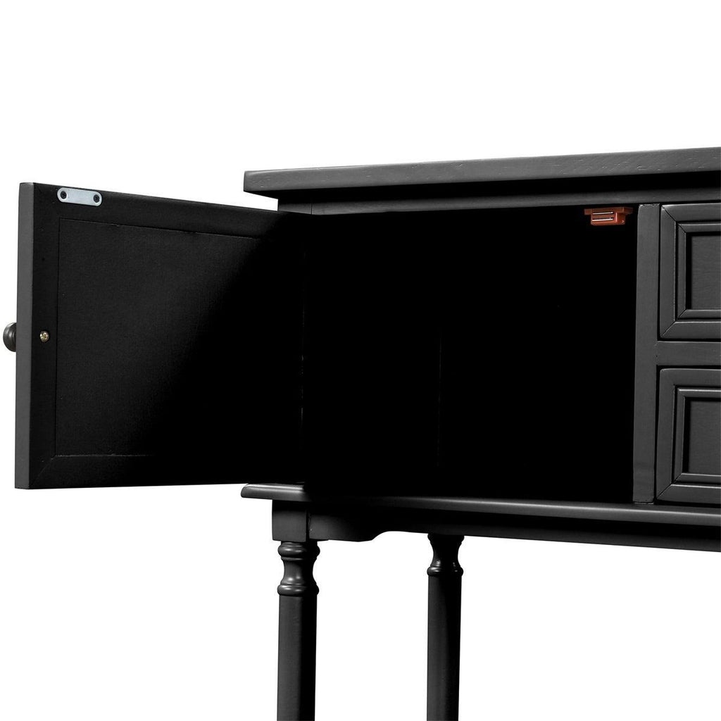 Navy Blue Console Table with 2 Drawers T55728
