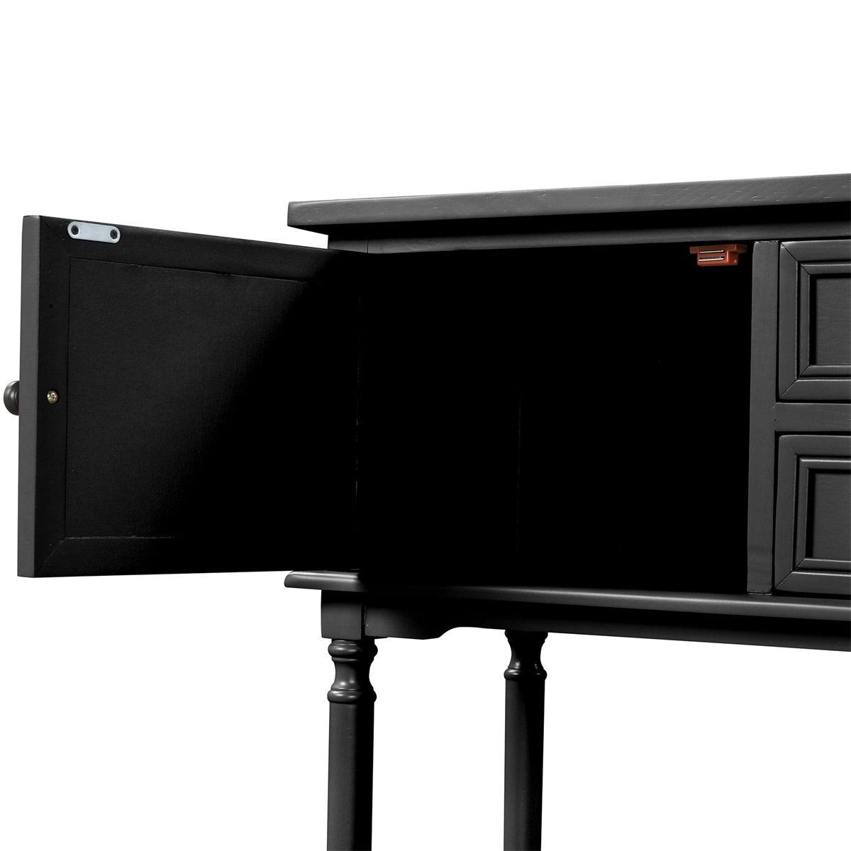Navy Blue Console Table with 2 Drawers T55728