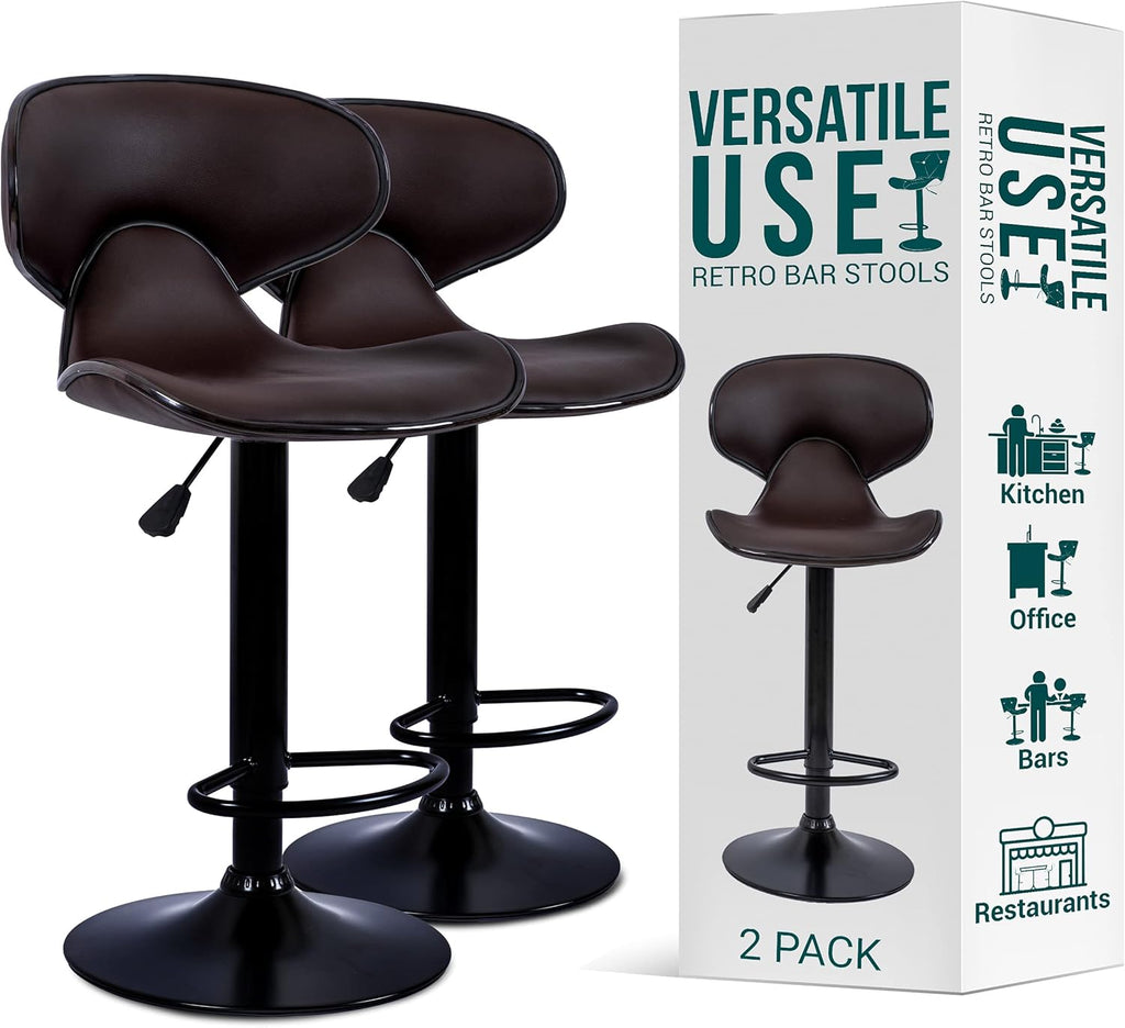 Adjustable Bar Stools Set of 2 A787975