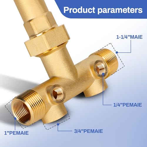 Pressure Tank Tee Kit with 1" Tee & 40-60Psi Pressure Switch E476