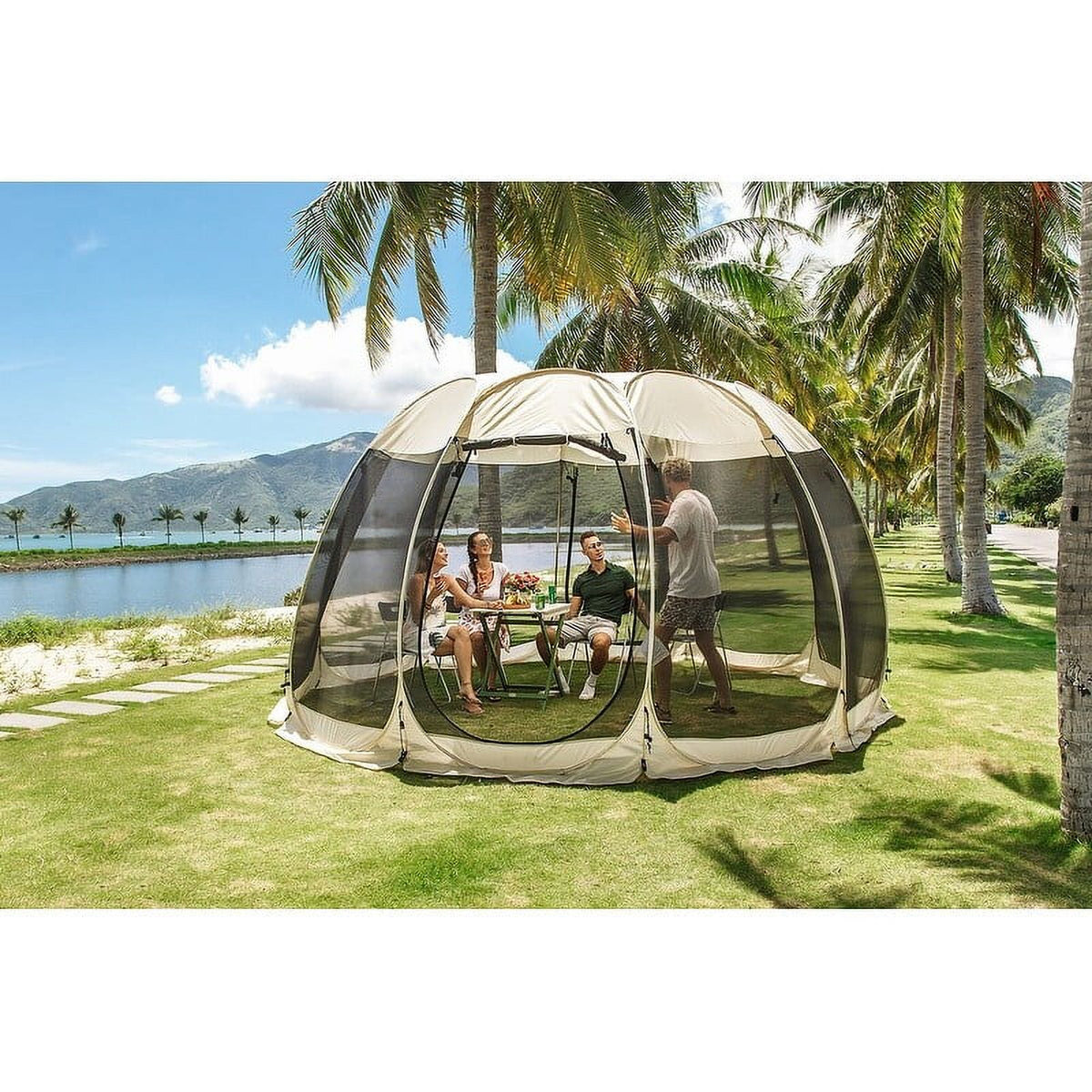 15 x 15 Outdoor Pop Up Screen Tent U5864