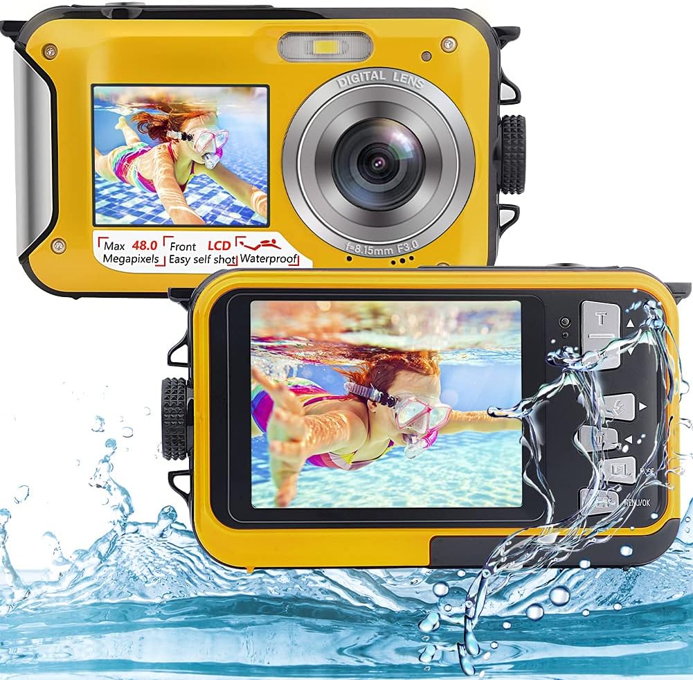 Green 2.7K 48MP Waterproof Digital Camera Y338978