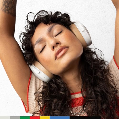 True Black Over-Ear Noise Cancelling Wireless Headphones U8325