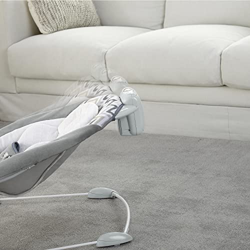 Automatic Baby Bouncer Seat with White Noise, Music, Toy Bar & 2 Plush Infant Toys, Up to 20 lbs U19908
