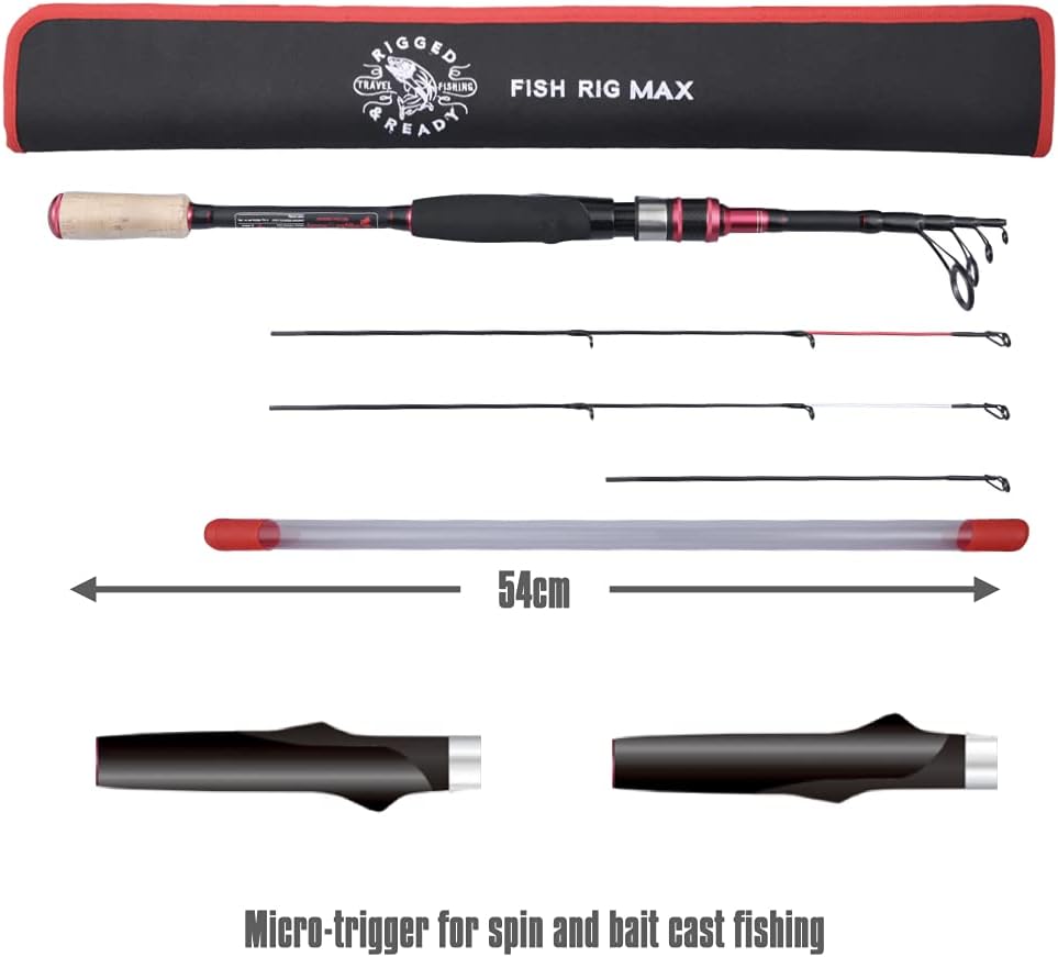 Telescopic Rod 240 & 210cm with 3 Tips B518629