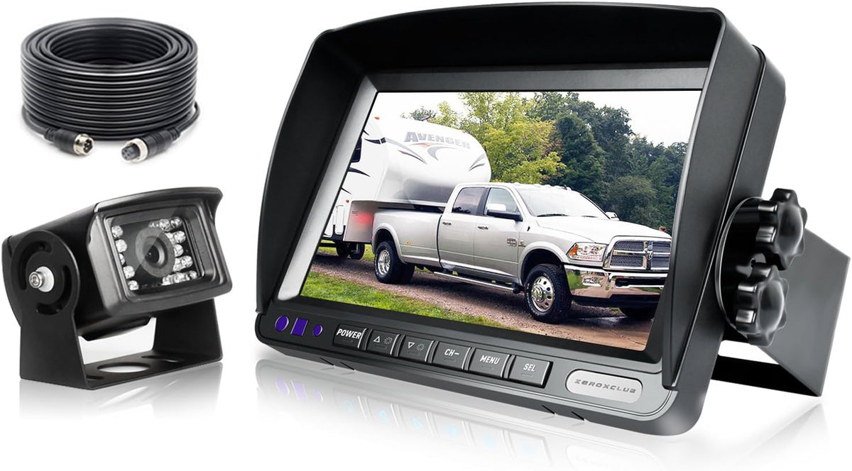 HD Wired Backup Camera System Kit with 7'' LCD Monitor E11320