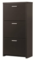 Black 3 Drawer Shoe Cabinet D80086