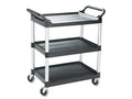 Black Three-Shelf Service Cart T39151