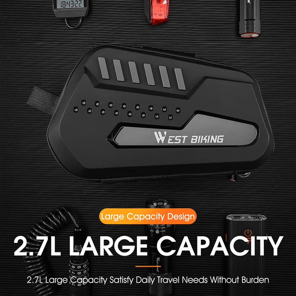 Waterproof Bike Saddle Tube Bag with Quick Release Y830120