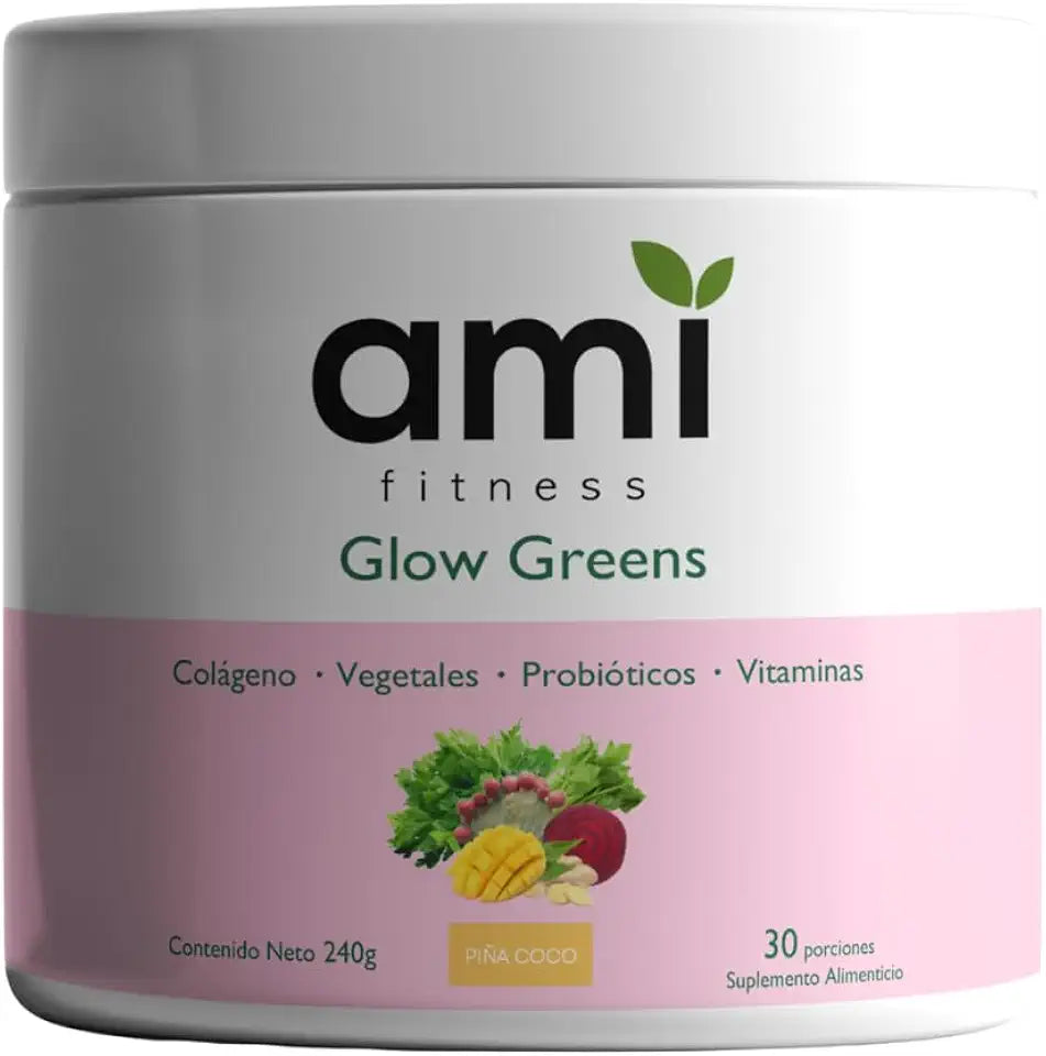 Greens Powder with Collagen, Probiotics, Vitamins, Digestive Enzymes, Spirulina, Pineapple Coconut O787