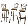Adjustable Bar Stool Set of 3 E28850