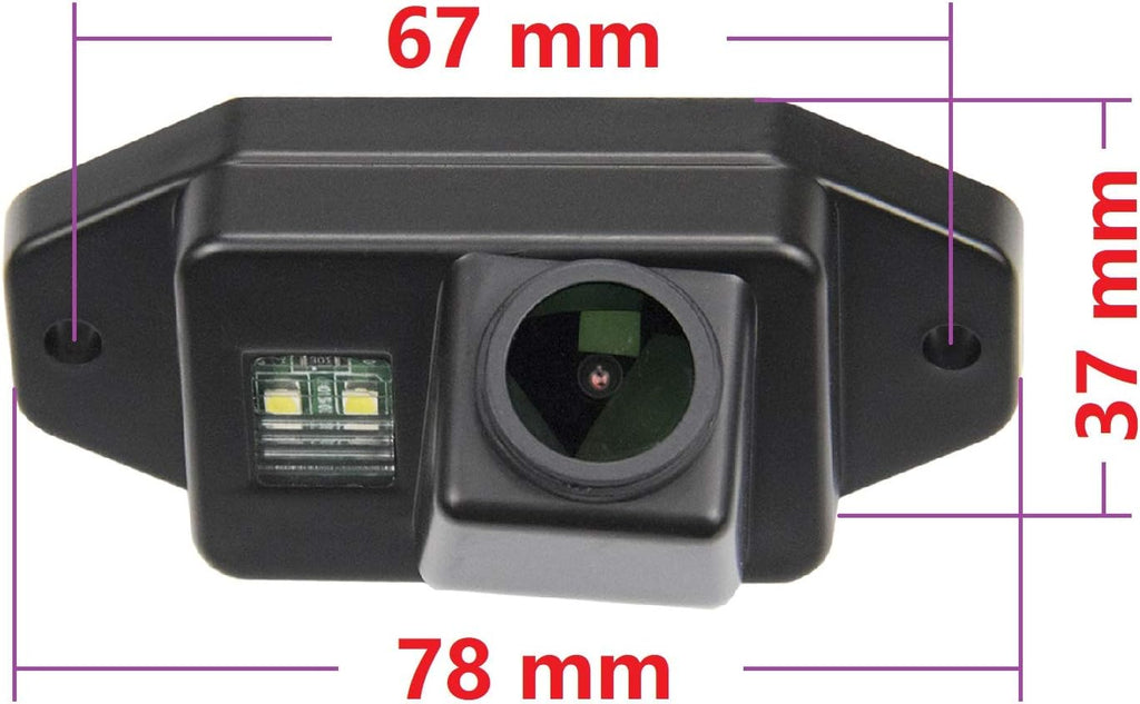 Reversing Camera Integrated in Number Plate Light for Toyota Land Cruiser Prado J265