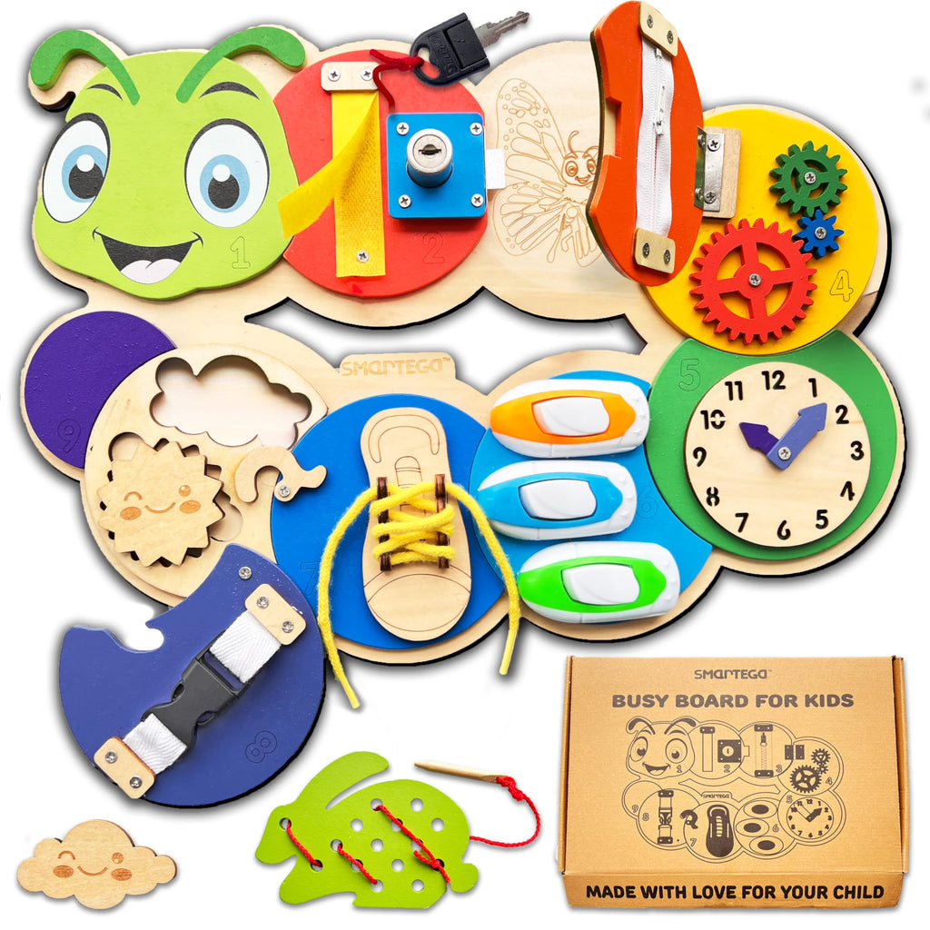 Wooden Montessori Sensory Activity Board B582