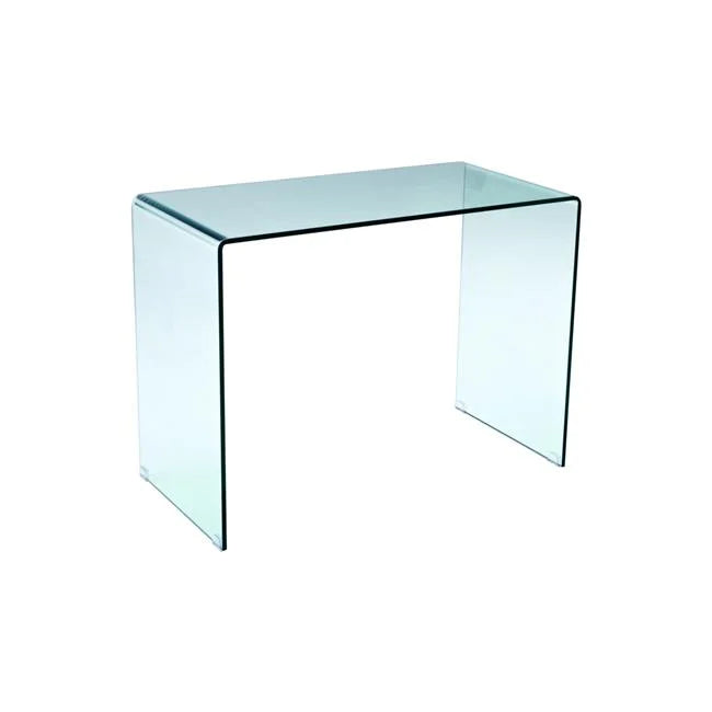 43 in. Tempered Glass U Shaped Computer Desk W6805