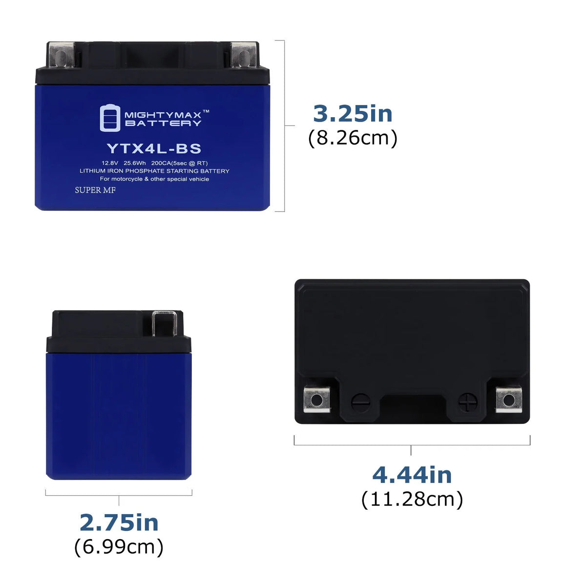 4 Pack Lithium Replacement Battery for Honda Scooters S134800