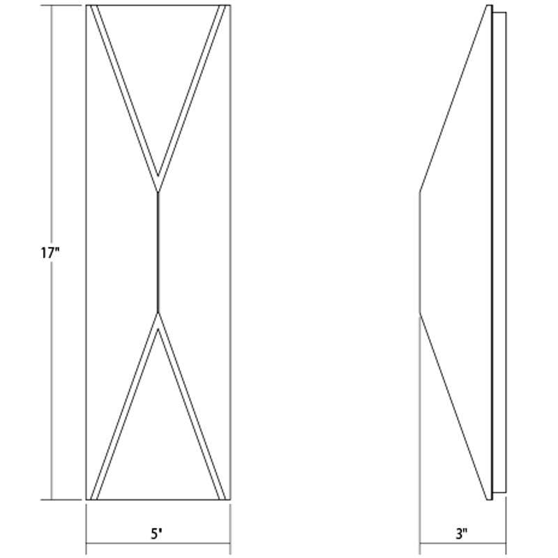 Textured Bronze LED Sconce I411392
