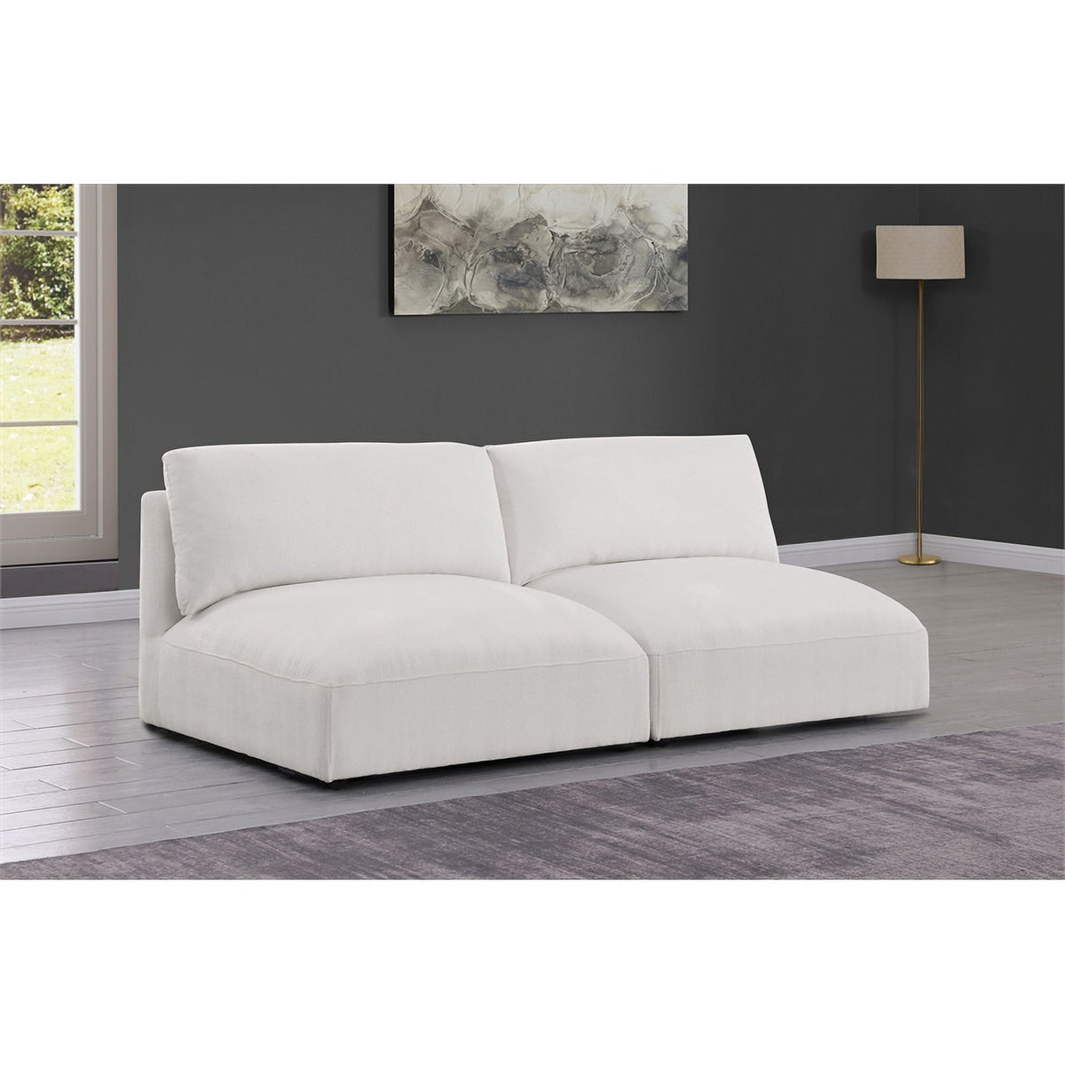 Cream Fabric Modular Sofa J74526