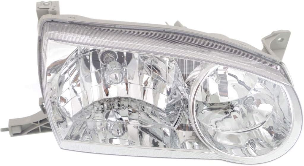Passenger Side Headlight for Toyota Corolla 2001 2002 Pack of 2 V946820