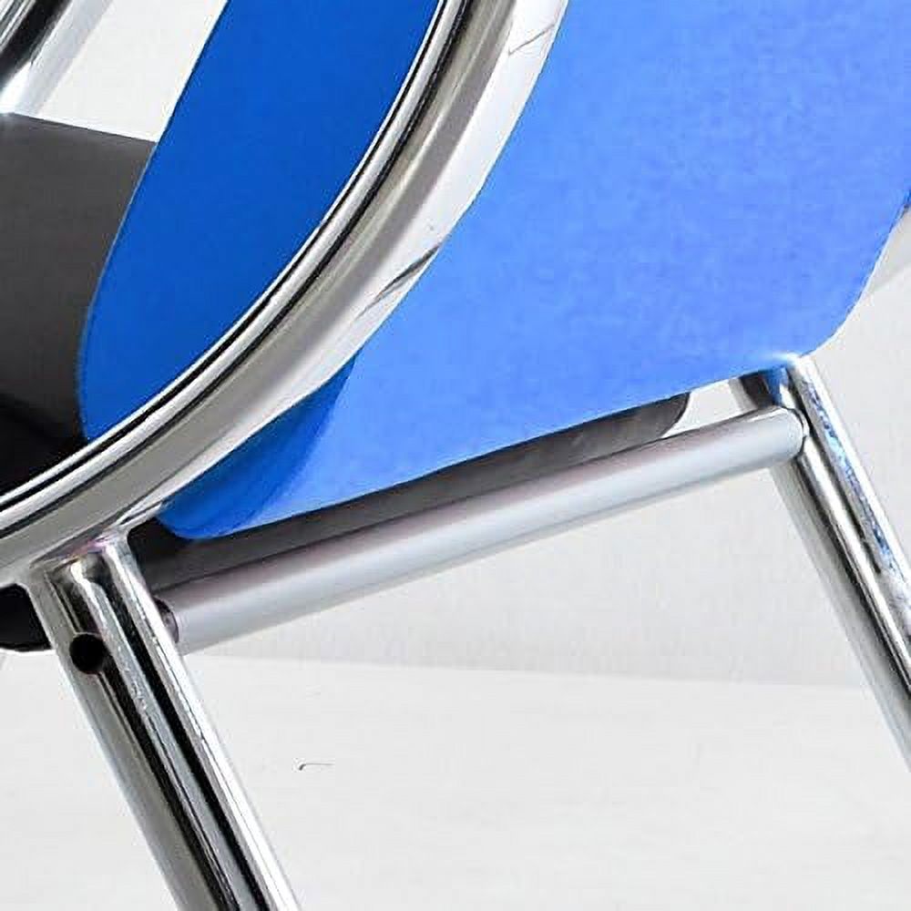 Blue And Black PU Leather Office Reception Chair I894819
