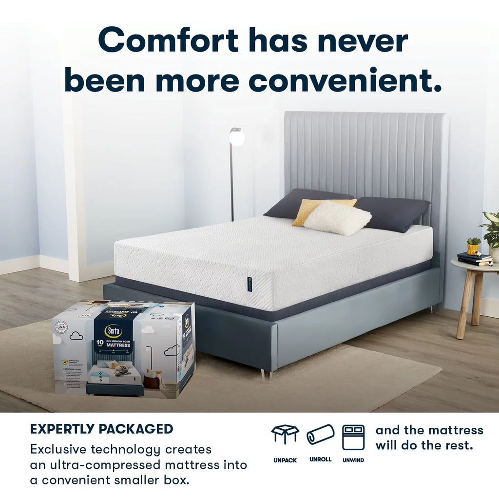 Queen Cooling Gel Memory Foam Mattress L314660