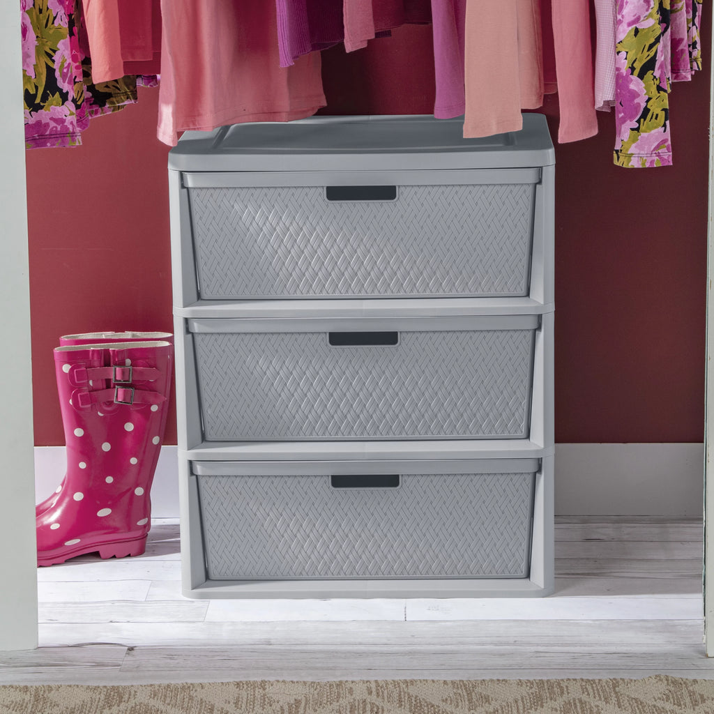 Wide 3 Drawer Tower K69509