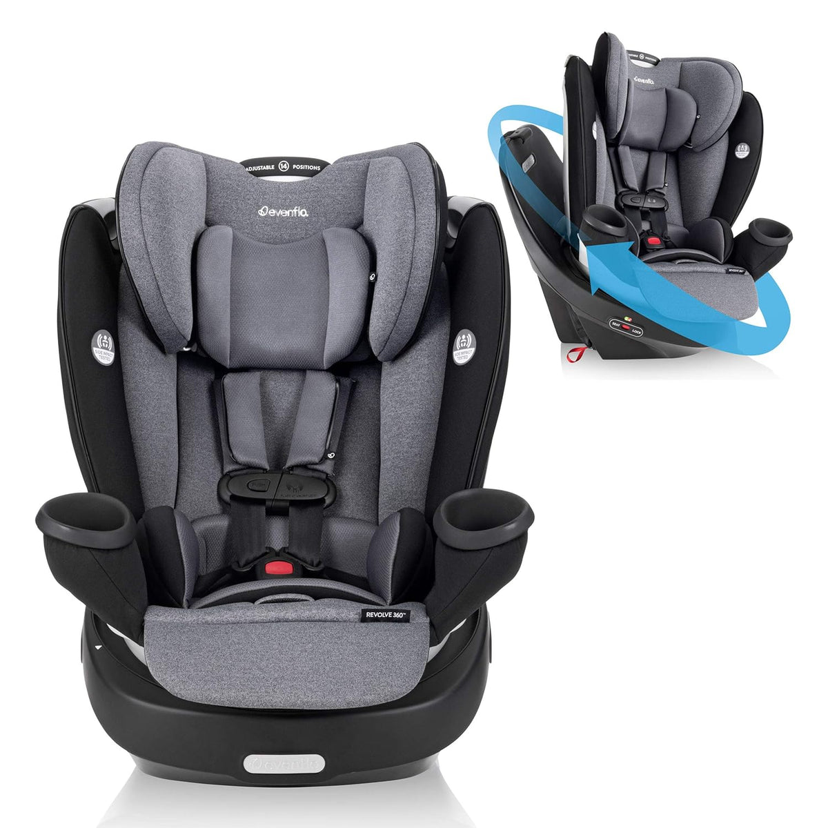 Sapphire Blue Rotational All-in-One Convertible Car Seat C378